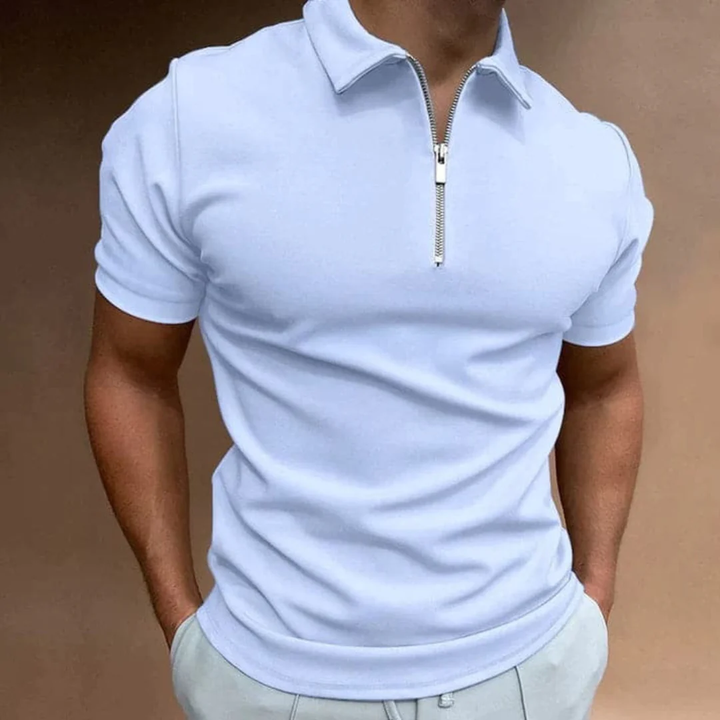 Silvan | Herren Poloshirt Reißverschluss Sommer