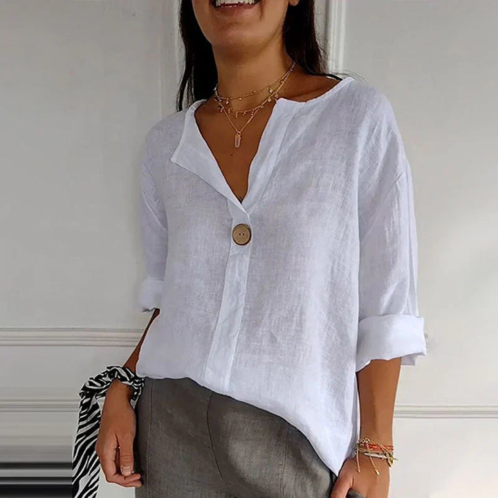 Denzel Knopf Bluse Damen – Elegant & Vielseitig