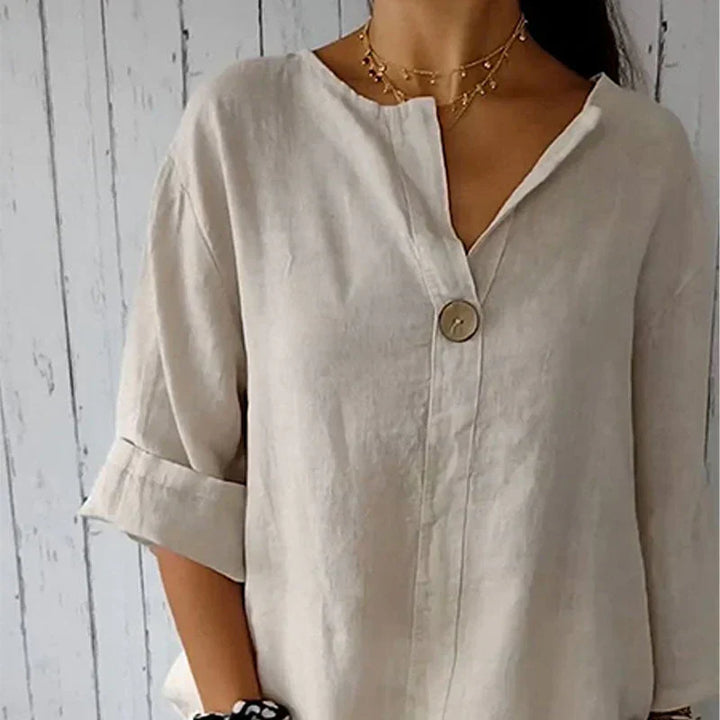 Denzel Knopf Bluse Damen – Elegant & Vielseitig