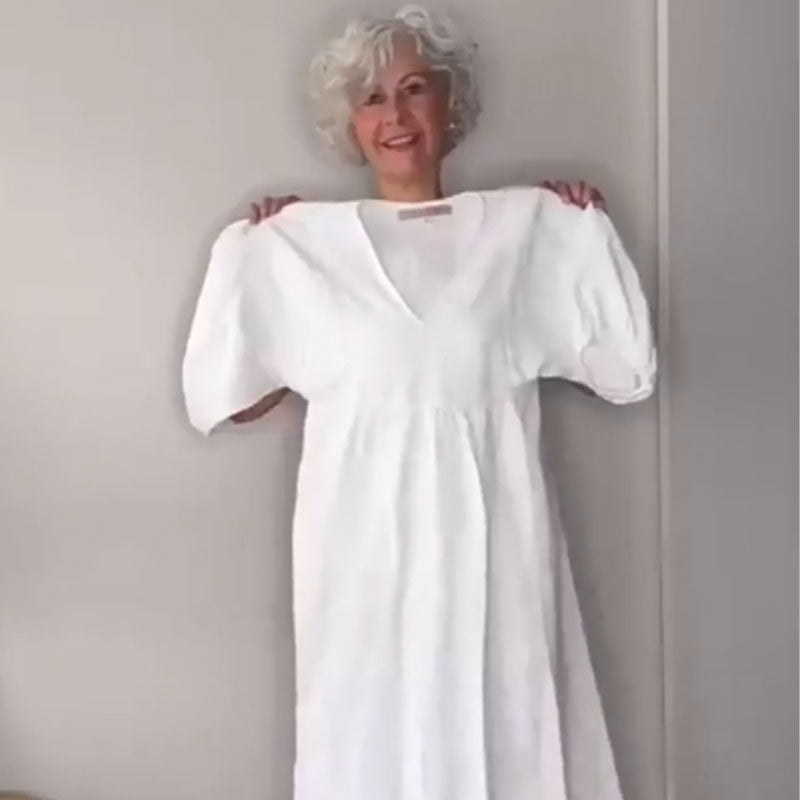 Wylla V-Ausschnitt Kleid – Bequem & Schick für jeden Anlass
