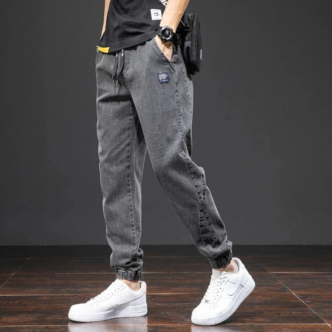 Ethan – Men Jogger Jeans with Drawstring Pants - Image 4