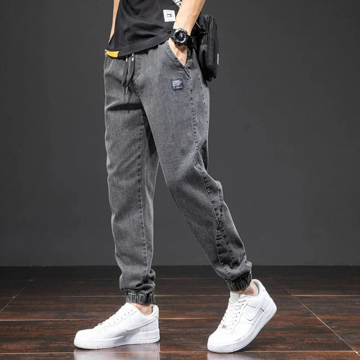 Ethan – Men Jogger Jeans with Drawstring Pants - Image 4