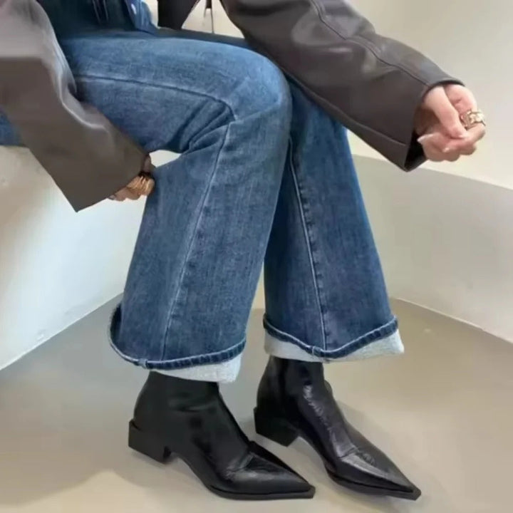 Stiefeletten mit Spitze für Damen – Schuhe für Abend und Büro