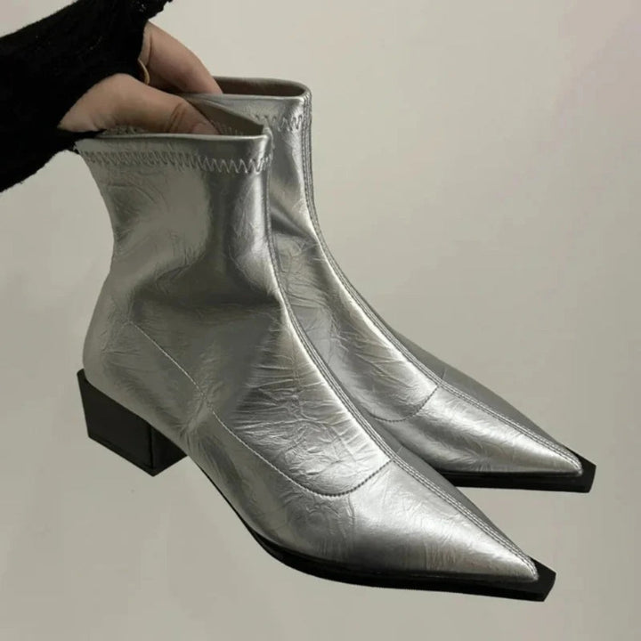 Stiefeletten mit Spitze für Damen – Schuhe für Abend und Büro