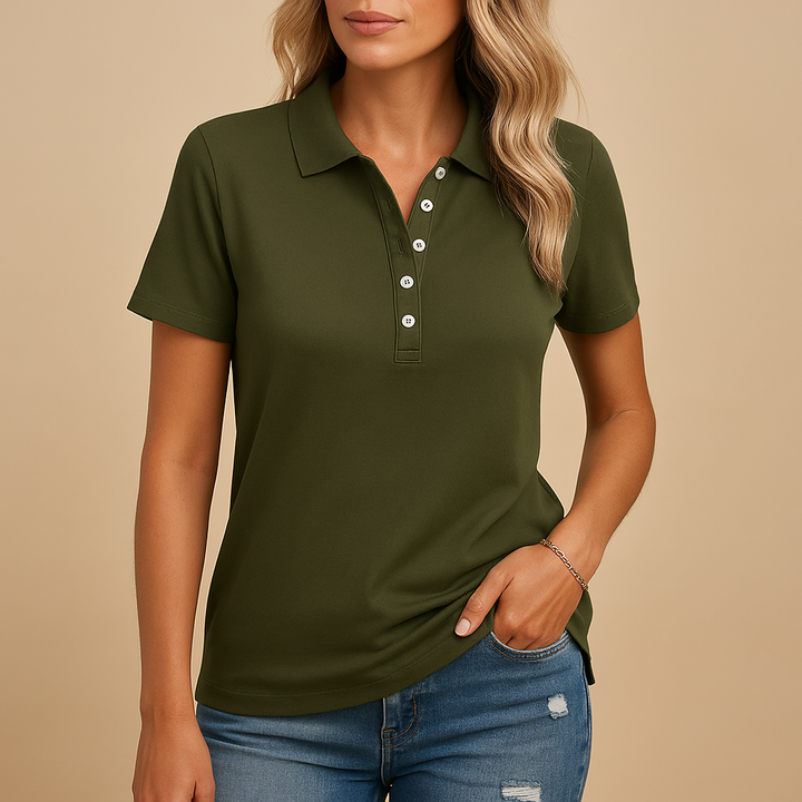 Shene – Schickes Polo mit taillierter Passform und modernem Design