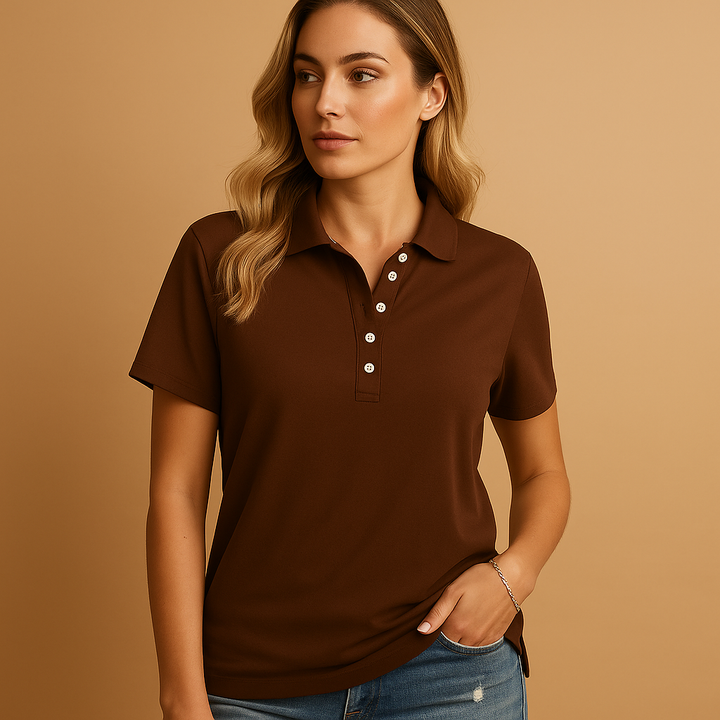 Shene – Schickes Polo mit taillierter Passform und modernem Design