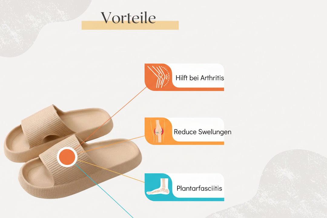 Badslipper für Damen und Herren mit dicker Sohle