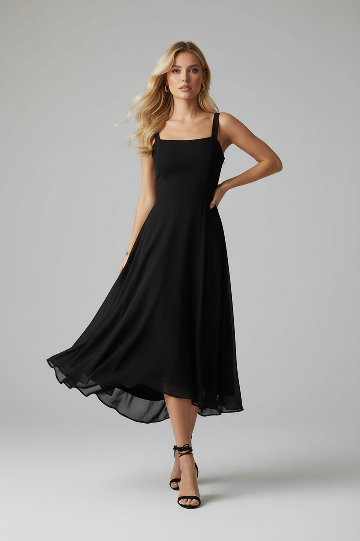 Antonia – Women Floral Print flared bottom Dress - Image 2