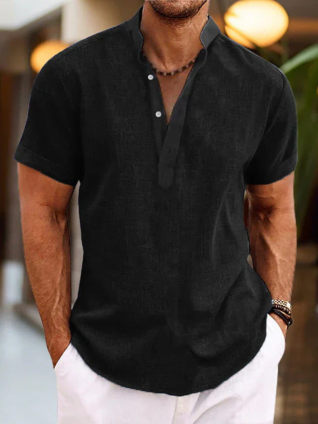 Emil | Herren Kurzarm-Henley Casual-Shirt