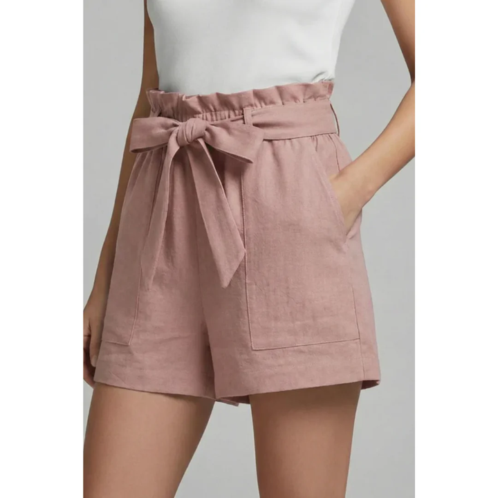 Talia | Damen Shorts Mit Bindebund Für Sommer