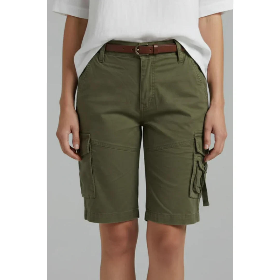 Tamina | Damen Cargo Shorts Mit Taschen Für Strand