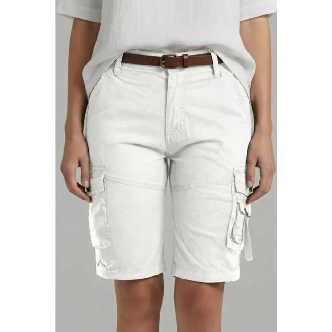 Tamina | Damen Cargo Shorts Mit Taschen Für Strand