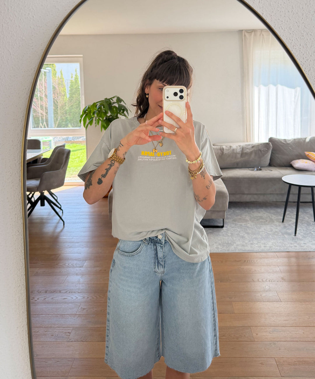 Stretch Bermuda Shorts Stia Hellblau Ladypolitan ♡