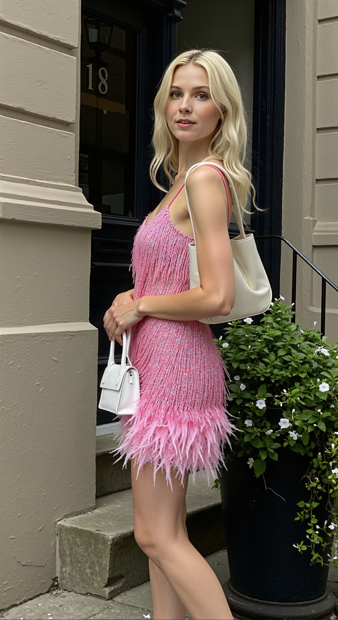 Elvira – Fluffy Fringe Dress for Women - Image 1