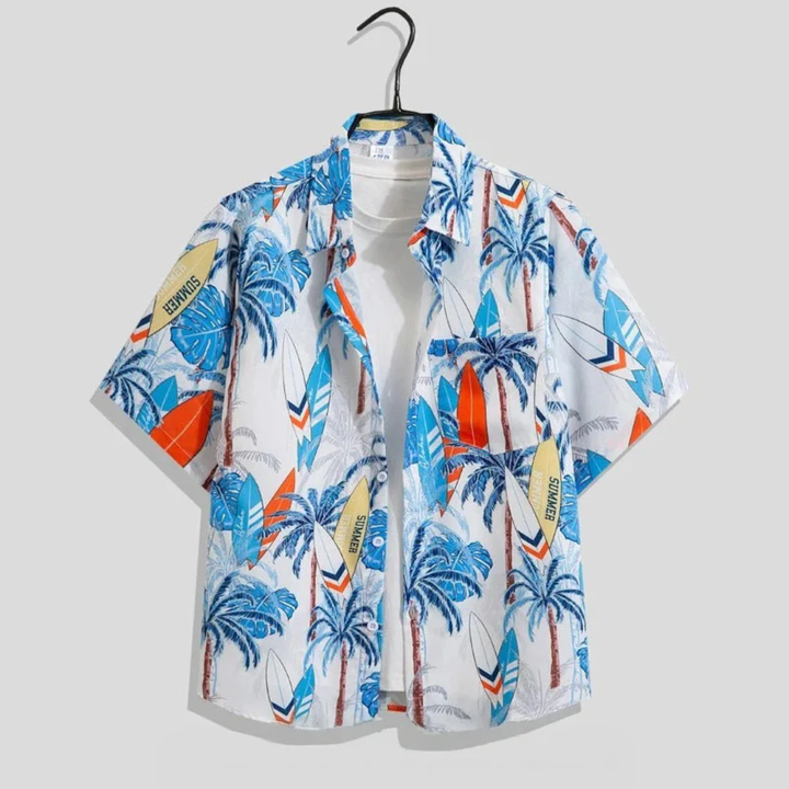 Torben | Herren Hemd Blumenmuster Sommer Style
