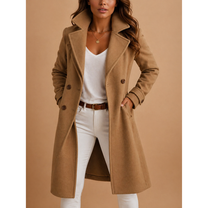 Trench Coat Damen mit klassischem Schnitt – Gefütterter Mantel für den Frühling