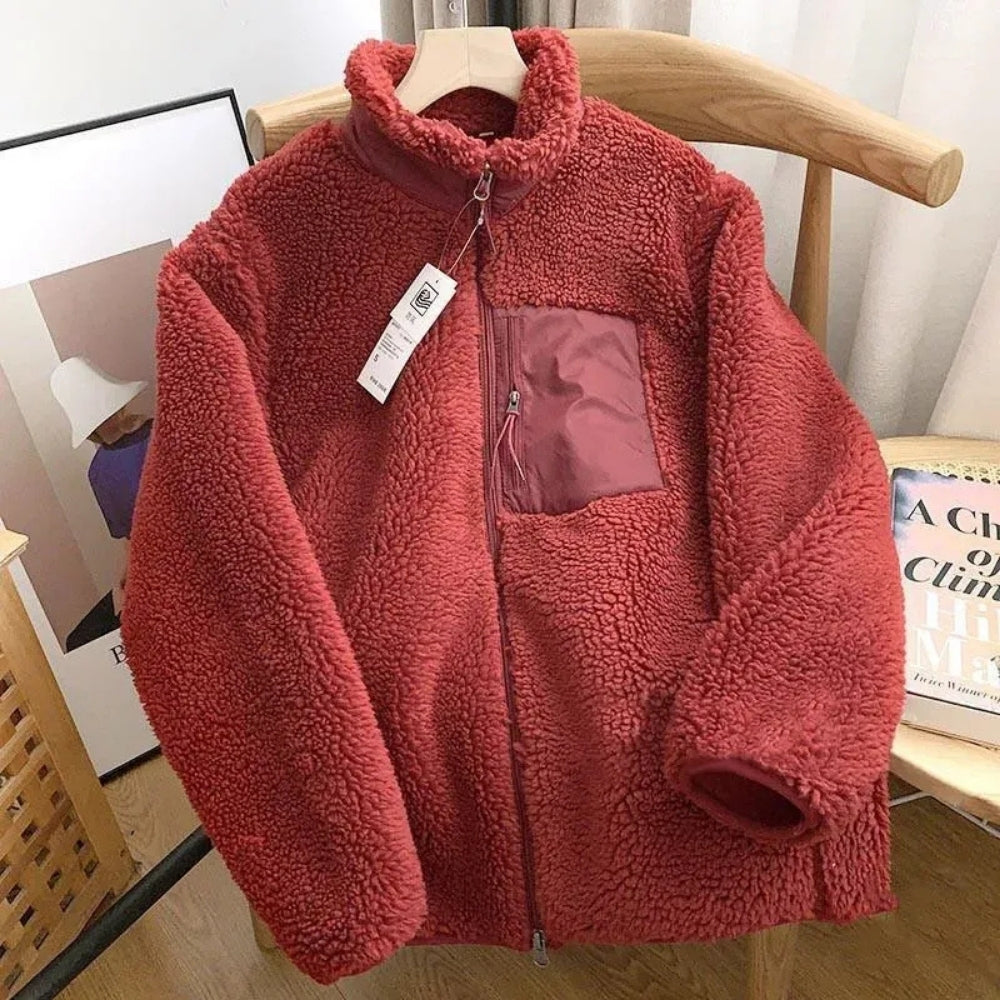Übergangsjacke für Damen, praktische Teddyjacke | alltagstauglich