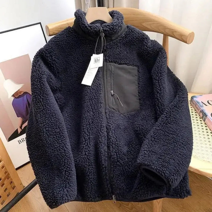 Übergangsjacke für Damen, praktische Teddyjacke | alltagstauglich