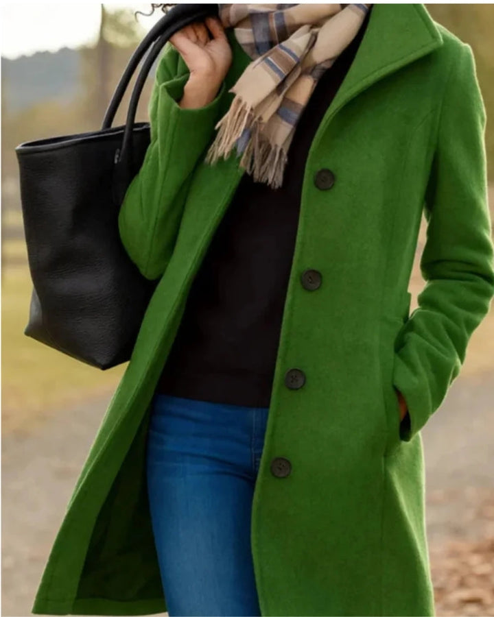 Übergangsjacke im Trenchcoat Stil | Lange Jacke