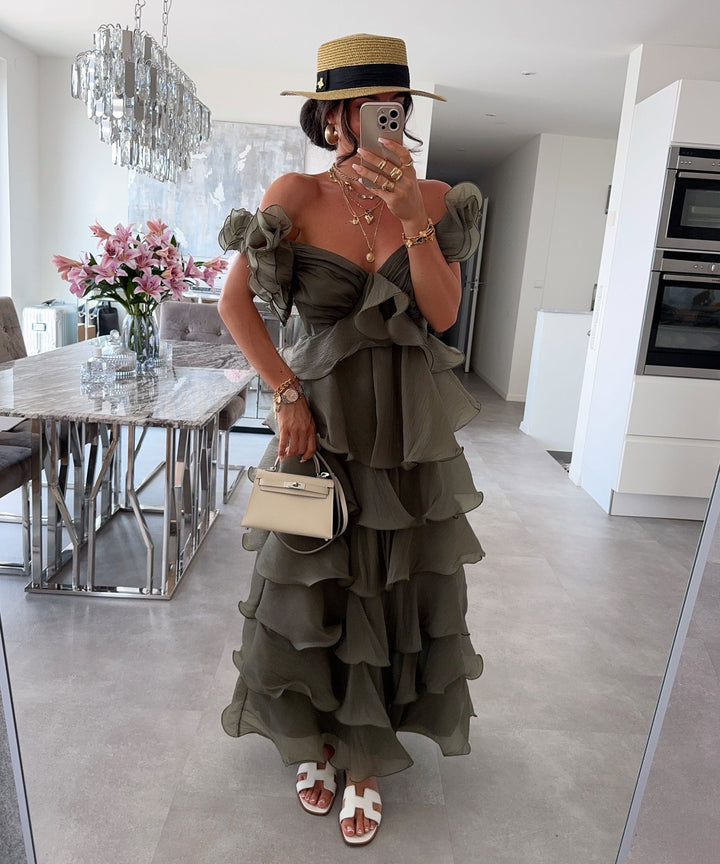 Maxi Kleid Solaya Khaki