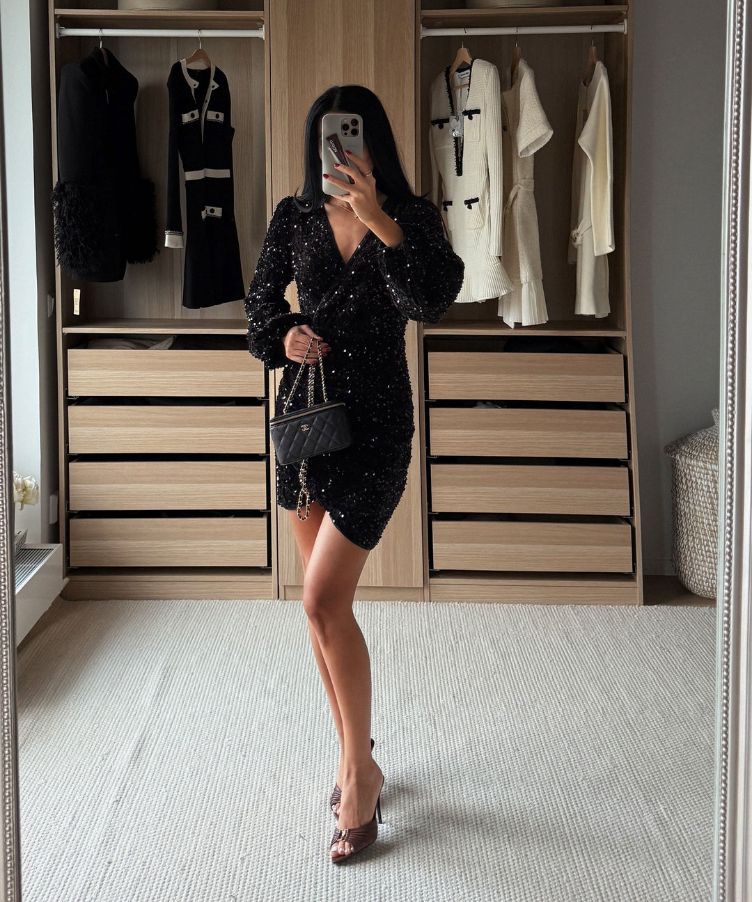 Mini Kleid Sonia Schwarz Ladypolitan ♡
