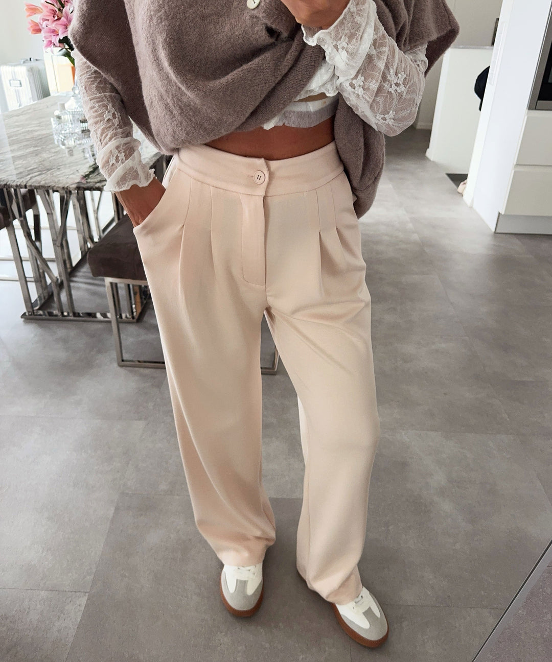 Anzughose Missy Beige Ladypolitan ♡