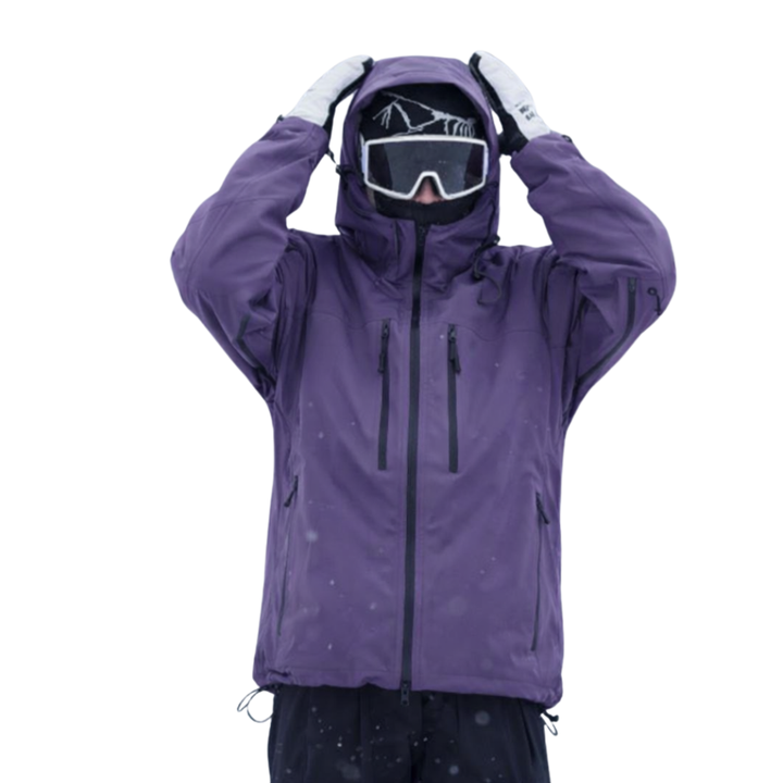 Unisex Schneejacke mit Kapuze-unisex-Alpenkind