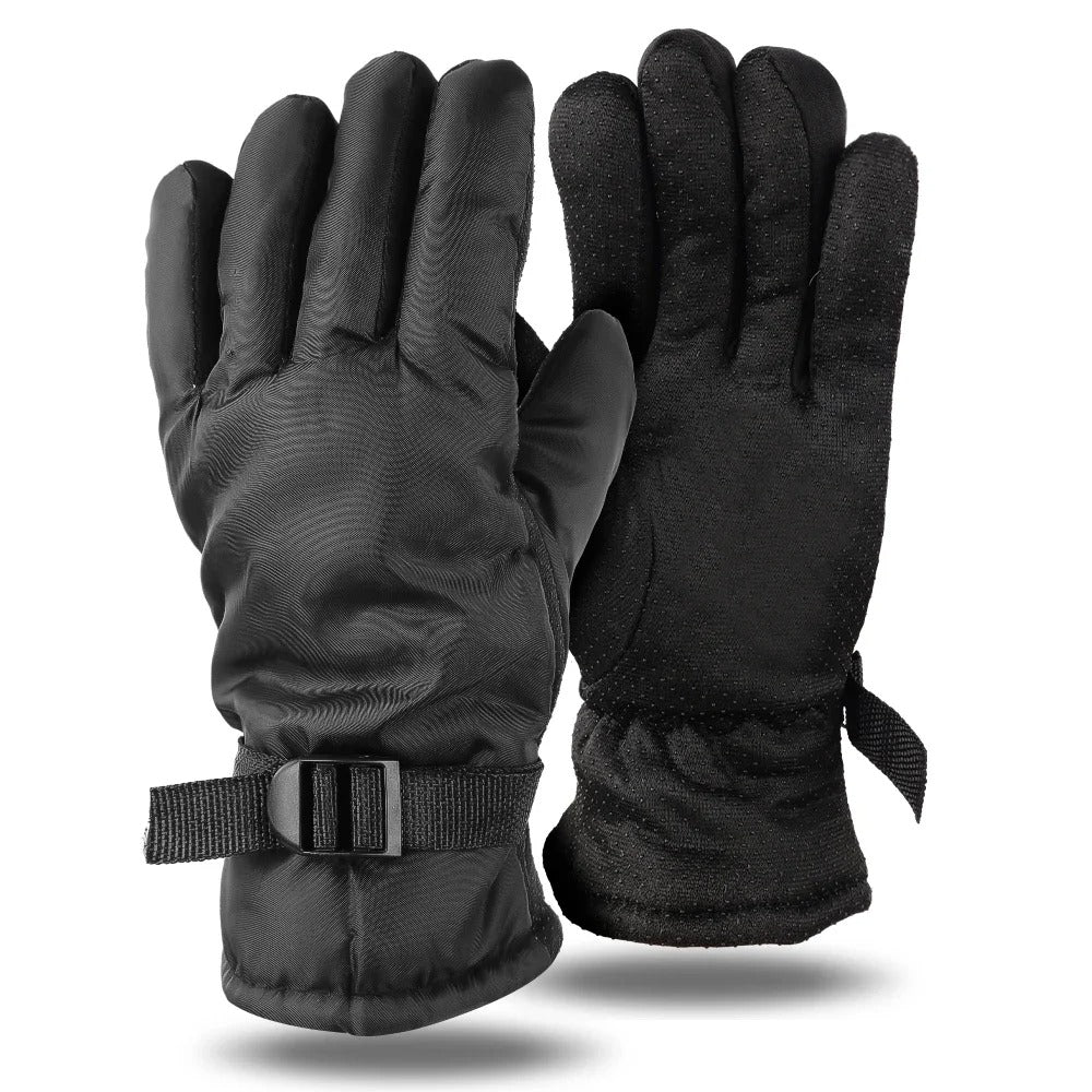 Unisex Winterhandschuhe mit Verstellriemen-unisex-Alpenkind