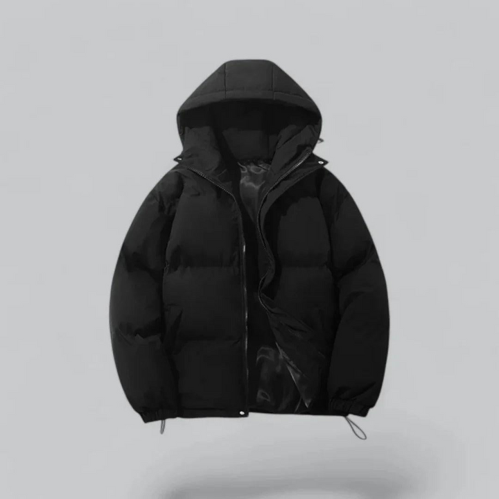 Unisex Winterjacke mit Kapuze und Reißverschluss-unisex-Alpenkind