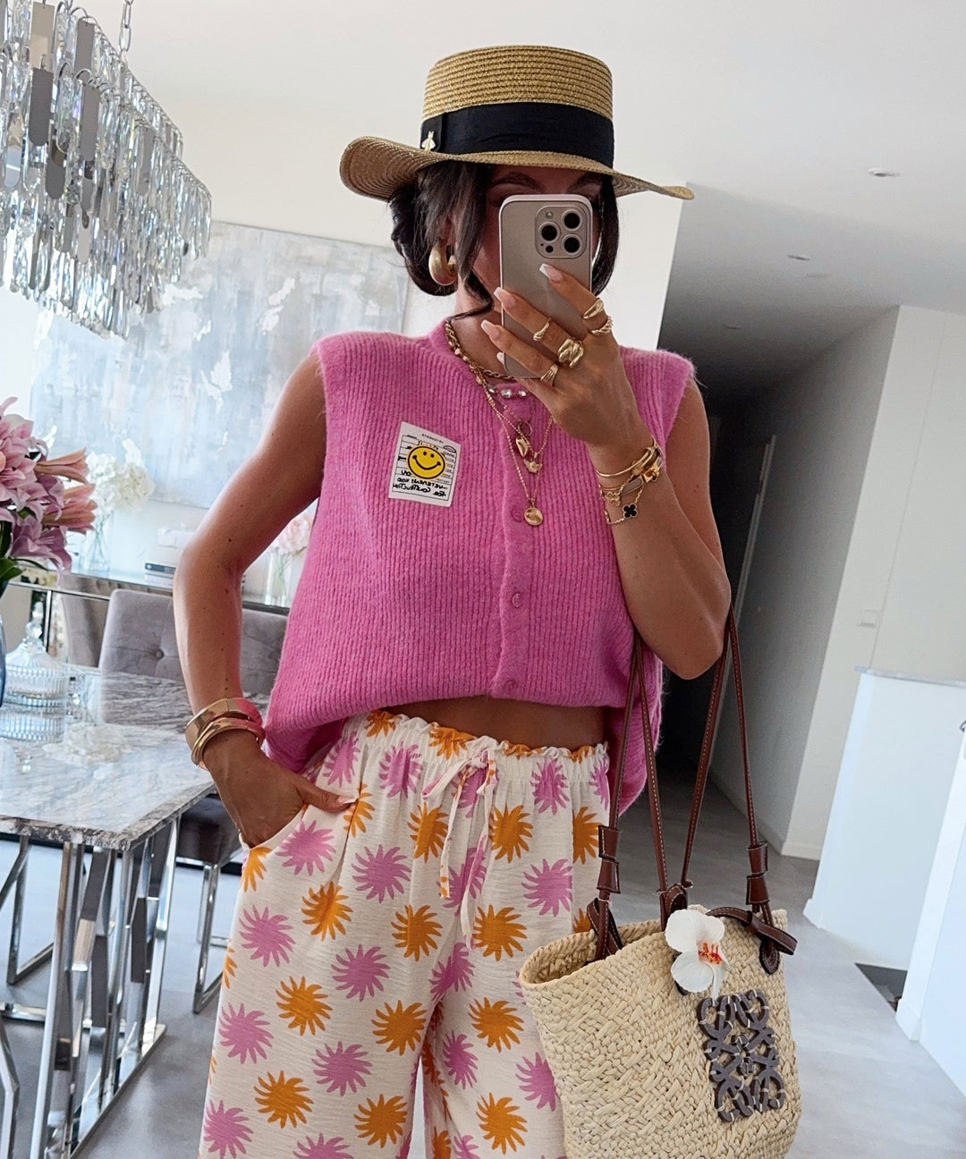 Weste Riula Pink