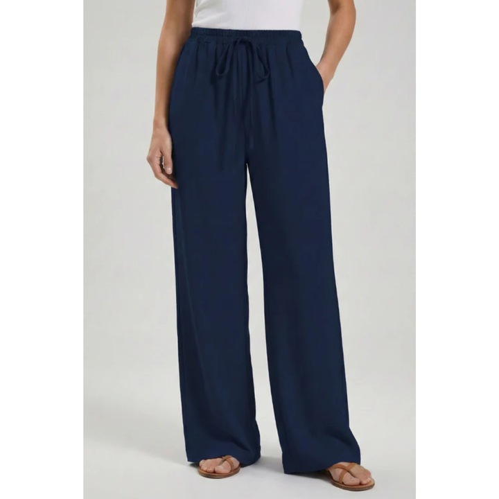 Charlotte | Damen Palazzo Hose Mit Kordelzug Für Freizeit