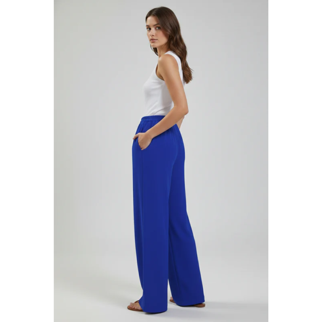 Charlotte | Damen Palazzo Hose Mit Kordelzug Für Freizeit