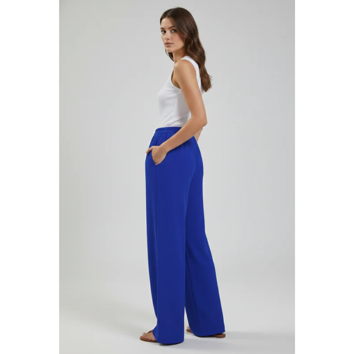 Charlotte | Damen Palazzo Hose Mit Kordelzug Für Freizeit