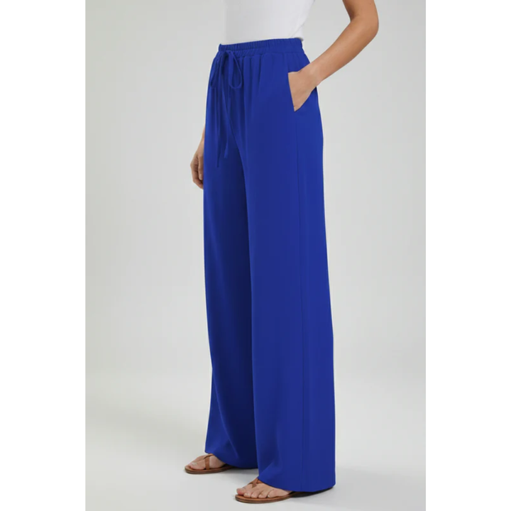 Charlotte | Damen Palazzo Hose Mit Kordelzug Für Freizeit
