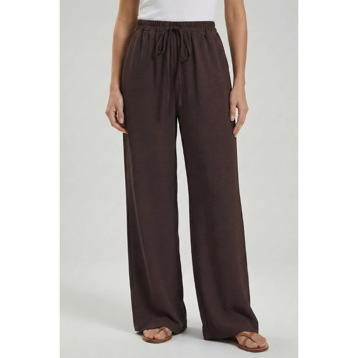 Charlotte | Damen Palazzo Hose Mit Kordelzug Für Freizeit