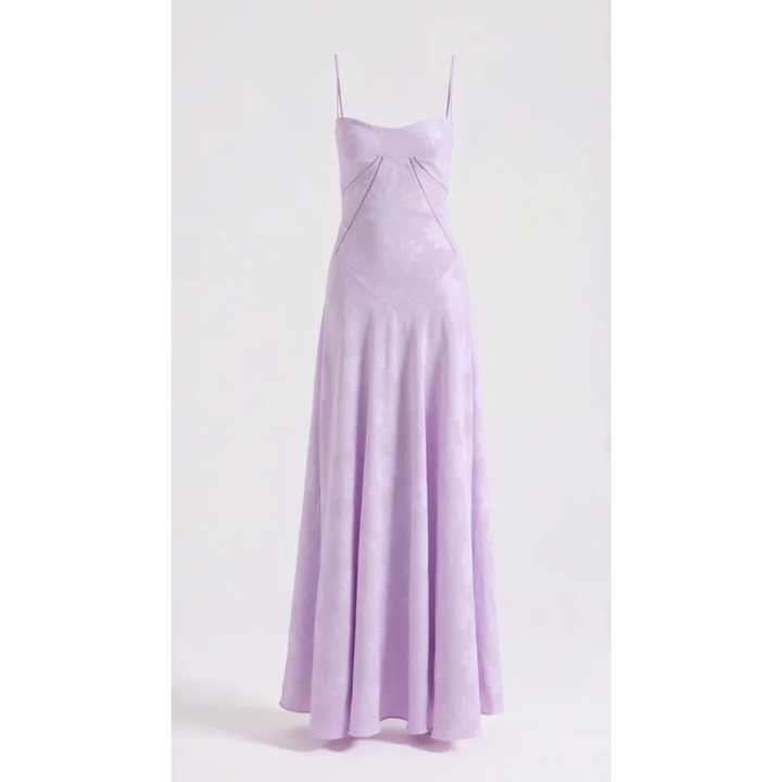 Waltraudine | Damen Maxi Kleid Für Hochzeitsgast Im Slip Stil