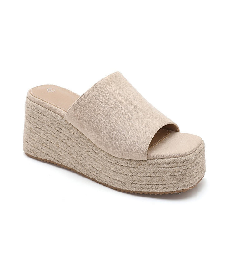 Plateau Espadrilles Wanda Beige Ladypolitan ♡