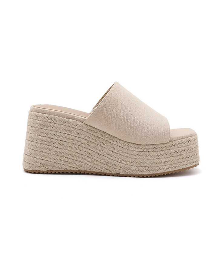 Plateau Espadrilles Wanda Beige Ladypolitan ♡