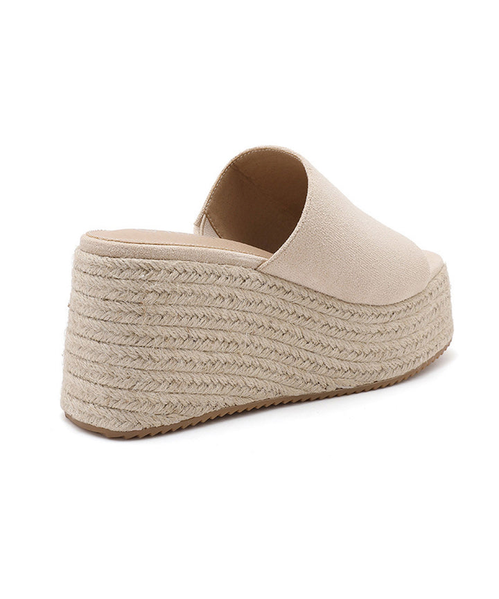 Plateau Espadrilles Wanda Beige Ladypolitan ♡