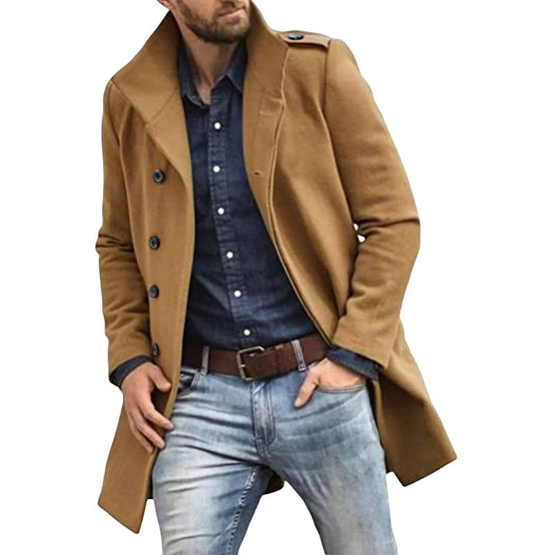 Winterjacke Kurzmantel | Stehkragen Mit Knopfleiste