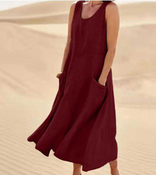 Lena – Cotton Dress with Pockets - Image 6