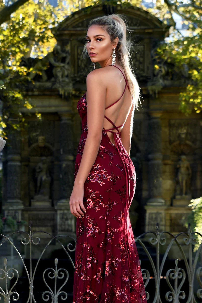 Lisa – Elegant Women's Sequin Maxi Dress  - Image 4