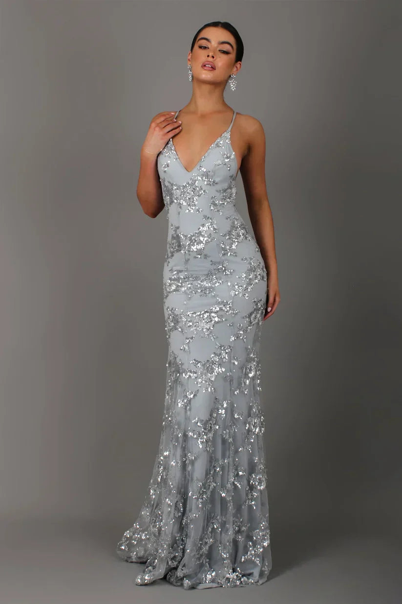 Lisa – Elegant Women's Sequin Maxi Dress  - Image 6