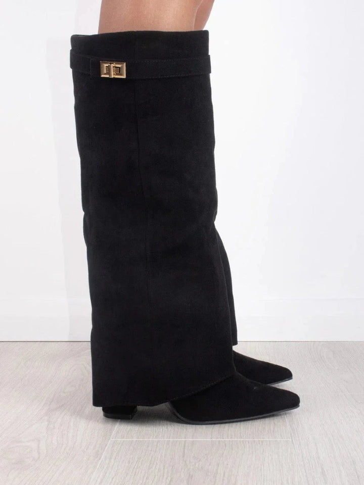 Damen Stiefel mit hohem Schaft