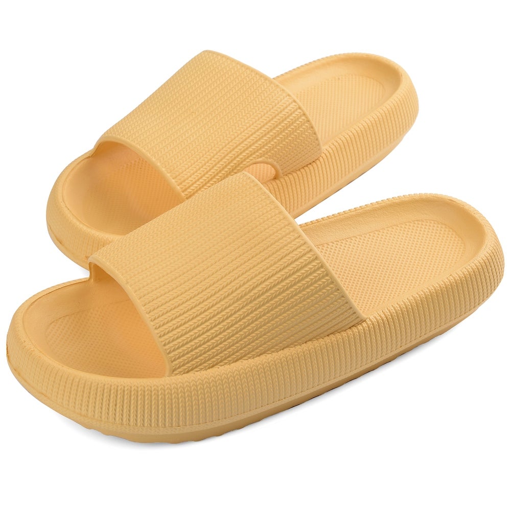 Badslipper für Damen und Herren mit dicker Sohle