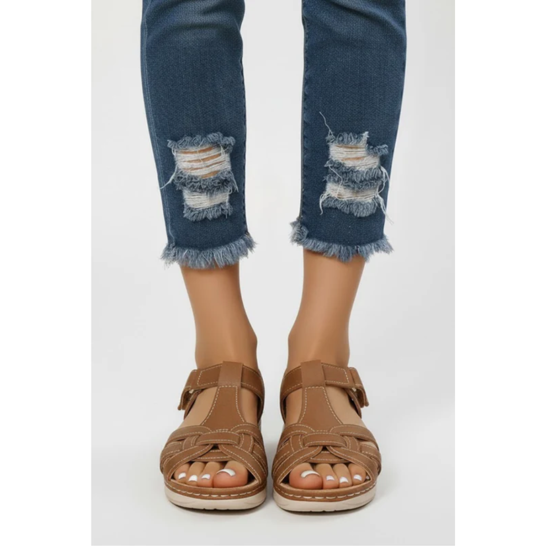 Luna | Damen Sandalen Mit Schnalle Für Alltag