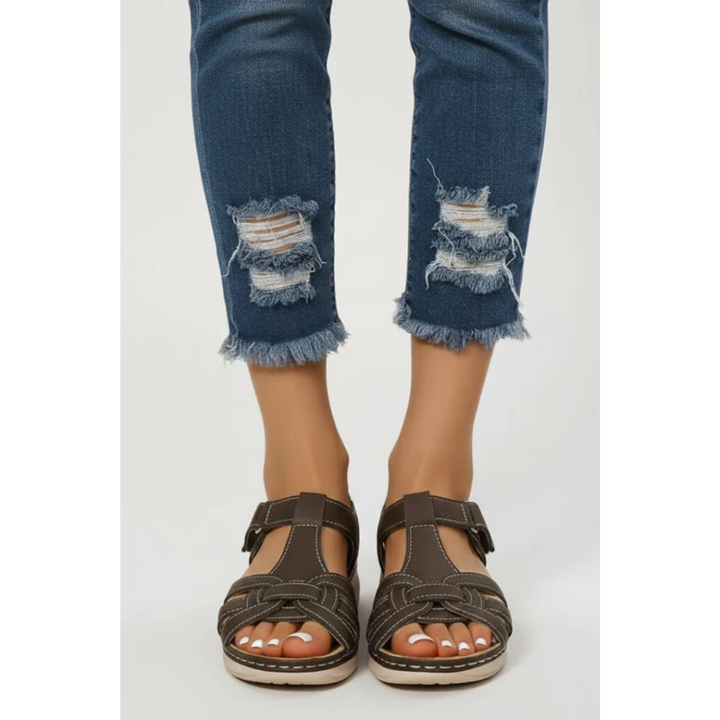 Luna | Damen Sandalen Mit Schnalle Für Alltag
