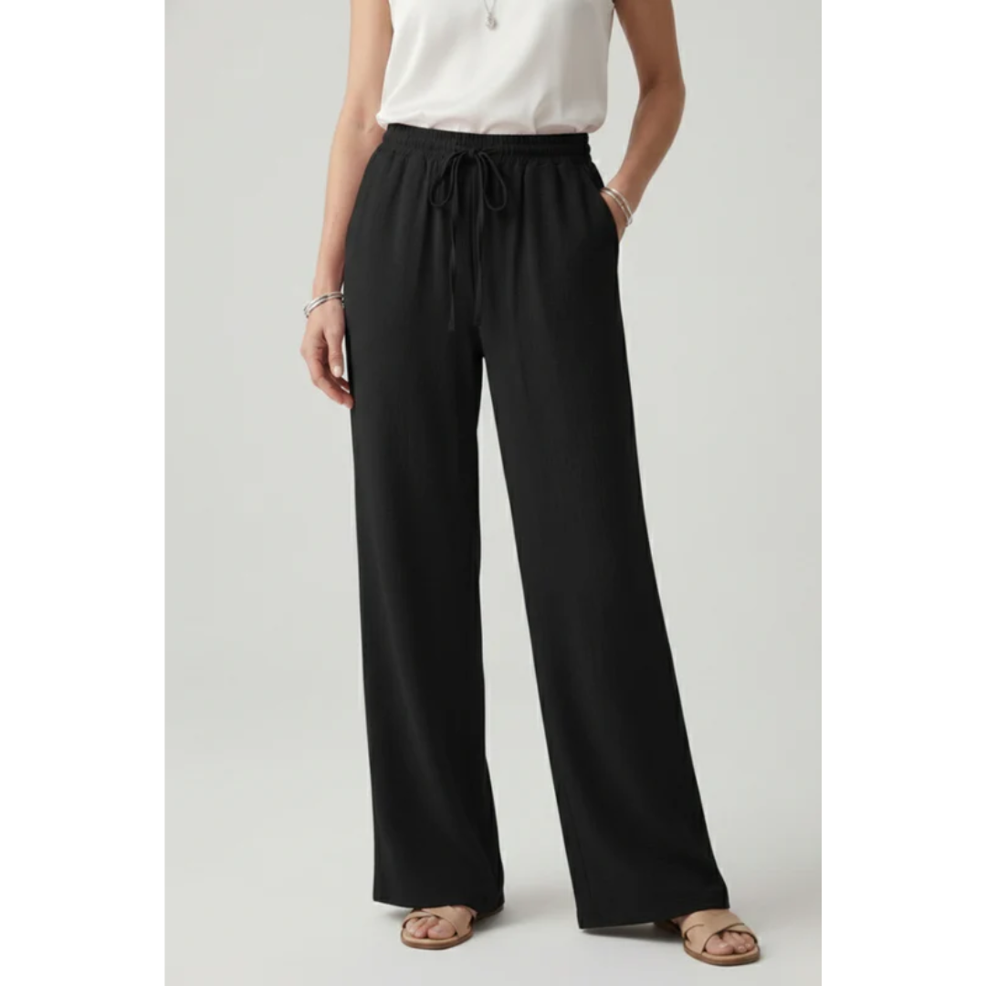 Mathilda | Damen Palazzo Hose Mit Kordelzug Für Freizeit