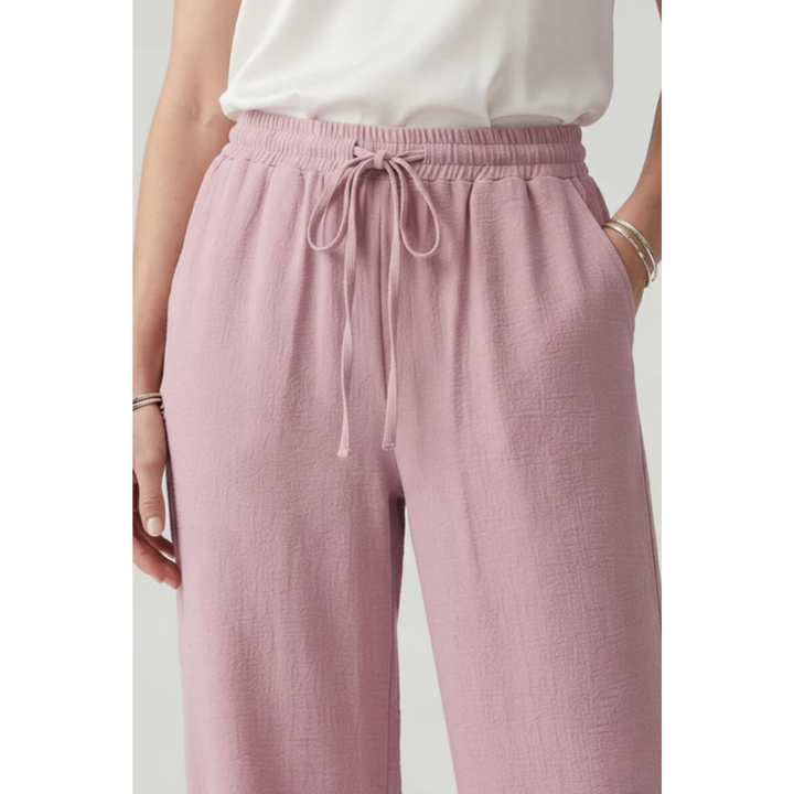 Mathilda | Damen Palazzo Hose Mit Kordelzug Für Freizeit