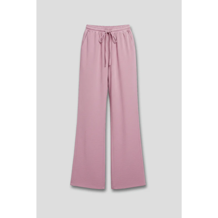 Mathilda | Damen Palazzo Hose Mit Kordelzug Für Freizeit